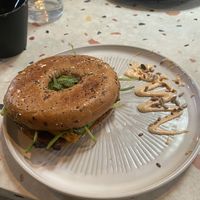 Breakfast Bagel  at Hunter Gatherer in Portsmouth