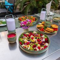 vegetarian buffet at B&B Kuca Bajlo in Zadar