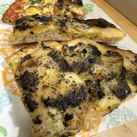 Potato truffle pizza - delicious!!  at Latin Pizza in Bucharest