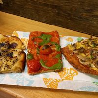 Best Vegan Pizza especially the Potatoe one at Latin Pizza in Bucharest