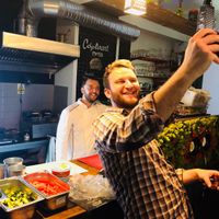 Vegan burger release party at Coolinart in Bucharest