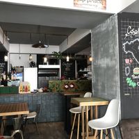 Looking towards the kitchen  at Coolinart in Bucharest