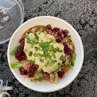 moroccan chickpea and kale bowl😋  at SpudBar in South Melbourne