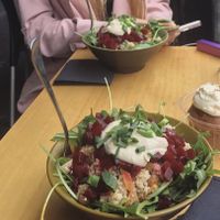 Moroccan chickpea & kale  at SpudBar in South Melbourne