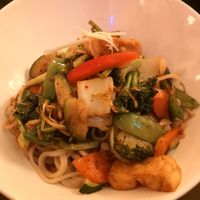 Noodles with veggies and tofu at Ramen Soul in Dusseldorf