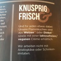 Vegane Crème statt Rahm at Le Feu in Celle