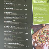 Veggie Optionen  at Le Feu in Celle