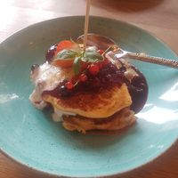 Beerenpancakes at Vrohstoff in Wurzburg