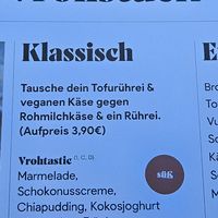 dairy cheese & egg for extra fee at Vrohstoff in Wurzburg