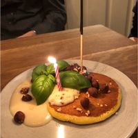 Birthday pankake ❤️ at Vrohstoff in Wurzburg