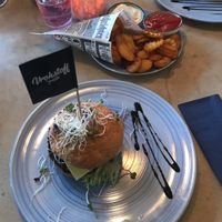 Beyond meat vegan burger 🍔♥️ at Vrohstoff in Wurzburg