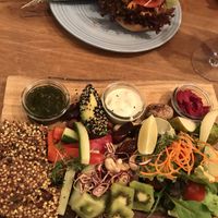 Rohköstliche Platte at Vrohstoff in Wurzburg