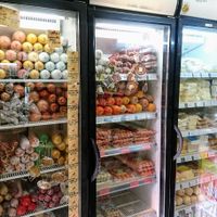 Mock meats, cheeses and tofu. at Soyka in Moscow