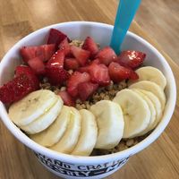 Peanut butter acai bowl. at Nekter Juice Bar in Lehi