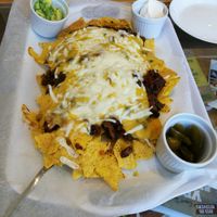 sharing nachos for 2 at Be The Change - Bake a Difference in Worcester
