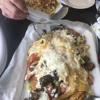 Delicious loaded wedges and mac n cheese at Be The Change - Bake a Difference in Worcester