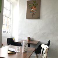 Nice ambience, loved all the pictures at Be The Change - Bake a Difference in Worcester