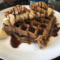 Peanut Butter & Banana Waffle  at Be The Change - Bake a Difference in Worcester