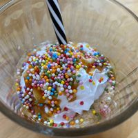 Very happy children after drinking this awesome milkshake! 😀 at Be The Change - Bake a Difference in Worcester