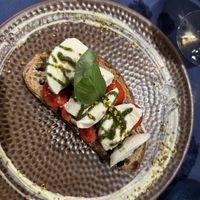 Caprese salad on bruschetta (veggie)  at Ziga in Verona