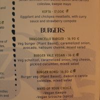 Menu 2025 at Ziga in Verona