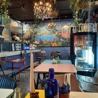 Interior (there's also seats outside) at Ziga in Verona