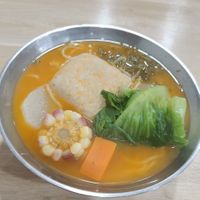 Spicy Tofu broth/soup at Vegetarian Seeds 禾苗素食 in Taipei