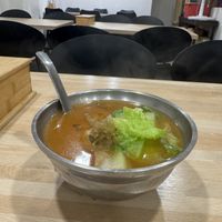 Tried stinky tofu soup. Friendly staff. Menus in Mandarin but Google translate is handy.   at Vegetarian Seeds 禾苗素食 in Taipei