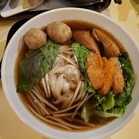 Pho noodle soup at Loving Hut - Amoy Plaza in Kowloon