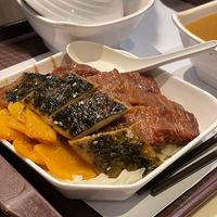  Unagi fillet, char siu, pumpkin on rice  at Loving Hut - Amoy Plaza in Kowloon