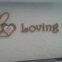 Shop sign at Loving Hut - Amoy Plaza in Kowloon