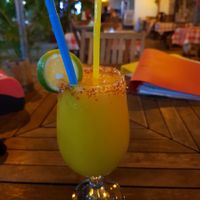 Beachside Tacos mango margarita at Beachside Tacos in Kep