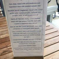 Vegan options on top:) at Shore Cafe in Alkimos