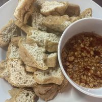 Tofu with peanut and chilli   at Ran Jay Jay Noi in Phrae