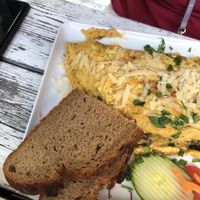 Tortilla de champis at Roseli Cafe Bar in Frankfurt