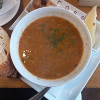 Linzensoep at Roseli Cafe Bar in Frankfurt