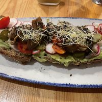 Tosta vegana  at Maiatza in San Sebastian