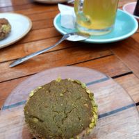 Vegan alfajor (sweet) at Maiatza in San Sebastian