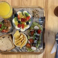 the vegan brunch  at Maiatza in San Sebastian