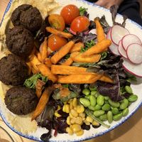 Falafel bowl   at Maiatza in San Sebastian