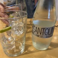 Aqua con gas   at Maiatza in San Sebastian