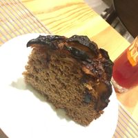 Lots of vegan cakes  at Maiatza in San Sebastian