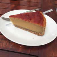 Vegan cheesecake 😍 at Maiatza in San Sebastian