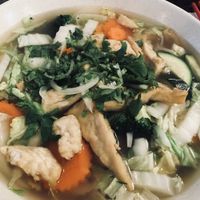 Pho (vegan with tofu) at Chopstix Vietnamese Restaurant in Monterey