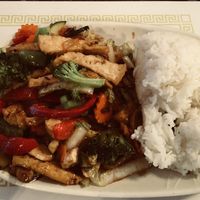 Organic tofu with lemon grass & veggies at Chopstix Vietnamese Restaurant in Monterey