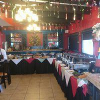 buffet time! at La Diosa De Los Moles in Paramount