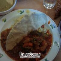 Vegan lunch at Govindas in Lund. at Govinda's in Lund