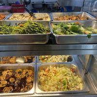 Lunch vegetables  at Xian Yuan 贤缘素食 in Northeast Singapore