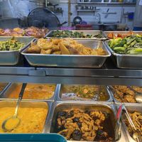 Lunch vegetables  at Xian Yuan 贤缘素食 in Northeast Singapore