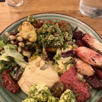 Vegan buffet   at RizRaz - Kannikestraede in Copenhagen